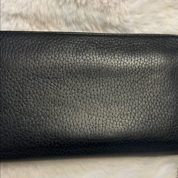 Christian Dior black and raspberry leather long zip around wallet with charms - Picture 17 of 17